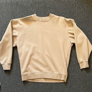 Medium light brown crewneck